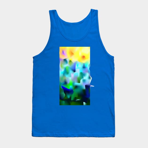 Daffodils floating on the sea Tank Top by Barschall